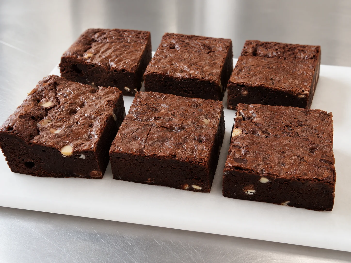 Chocolate brownie selection